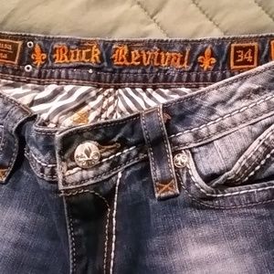 NWOT Rock Revival sz 34x32 inseam Boot cut Jeans
